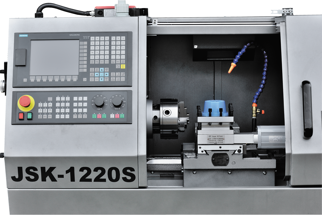 JET JSK-1220S CNC (Siemens, гидр. патрон, 4-х поз. резцедержка)